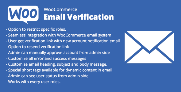 WooCommerce Email Verification - CodeCanyon Item for Sale