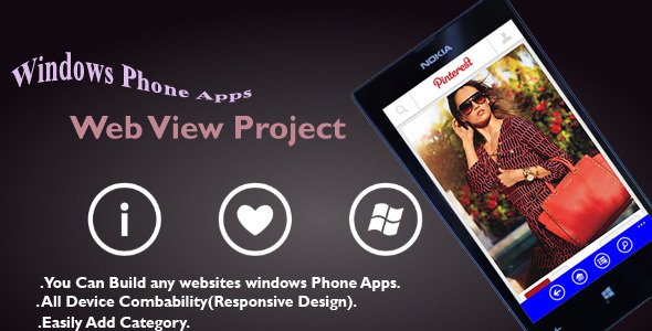 Windows Phone Apps - Web view Project - CodeCanyon Item for Sale