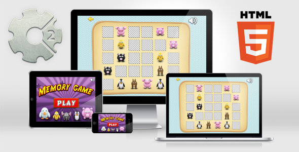 Memory Game - HTML5 Educational Game - CodeCanyon Item for Sale