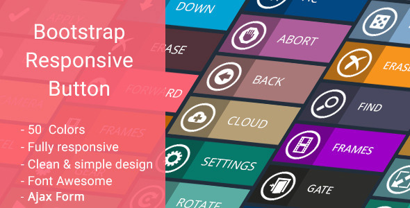 Bootstrap Responsive Button - CodeCanyon Item for Sale