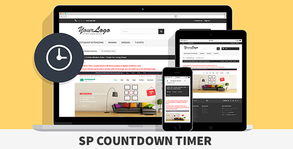 SP Countdown Timer - Responsive Prestashop Module - CodeCanyon Item for Sale