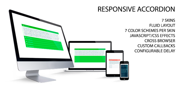 Responsive Accordion - CodeCanyon Item for Sale