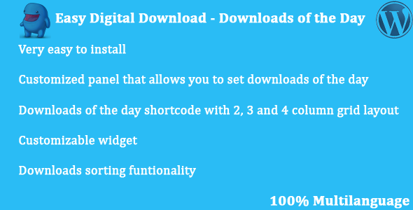 Easy Digital Downloads - Downloads of the Day - CodeCanyon Item for Sale