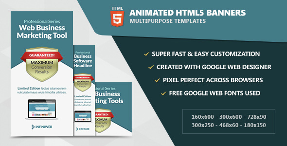 Animated HTML5 Banners - CodeCanyon Item for Sale