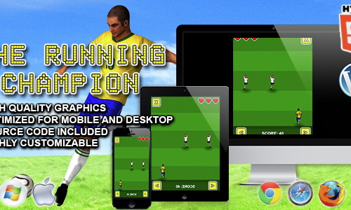 The Running Champion - HTML5 Game by codethislab | CodeCanyon