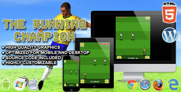 The Running Champion - HTML5 Game - CodeCanyon Item for Sale