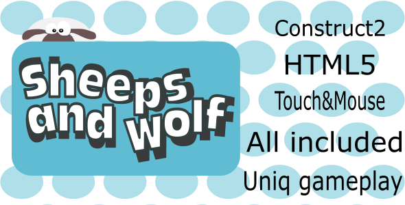 Sheep and Wolf - HTML5 game mobile - CodeCanyon Item for Sale