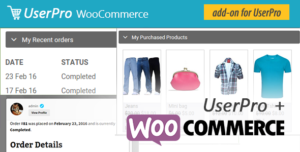 WooCommerce integration for UserPro - CodeCanyon Item for Sale