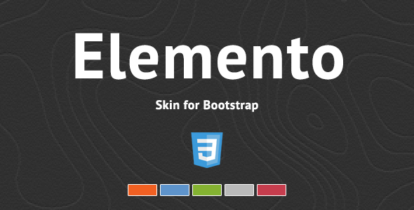 Elemento - Bootstrap Skin - CodeCanyon Item for Sale