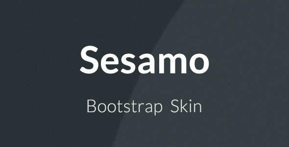 Sesamo - Bootstrap Skin - CodeCanyon Item for Sale