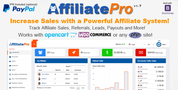 Affiliate Pro - Affiliate Management System - CodeCanyon Item for Sale