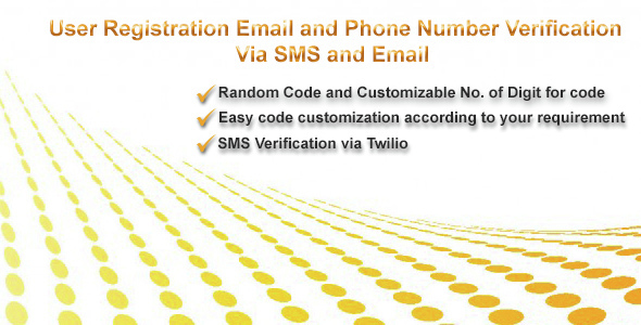 User Registration With Email and Phone Number Verification by intelliwins
