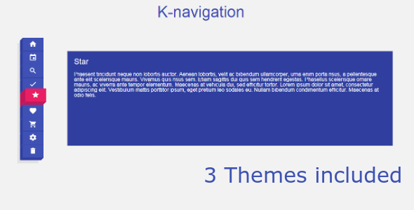 K-NAV Menu - CodeCanyon Item for Sale