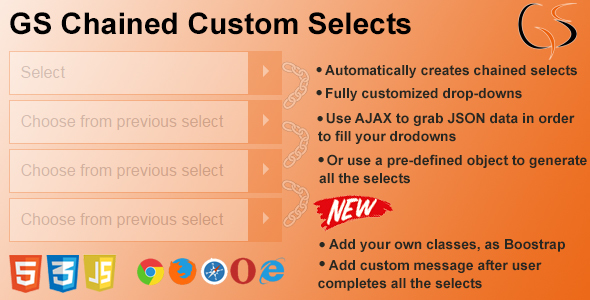 GS Chained Custom Selects - CodeCanyon Item for Sale
