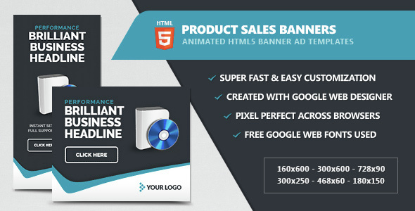 Product Sales Banners - Animated HTML5 - CodeCanyon Item for Sale