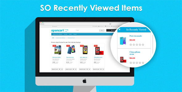 So Recently Viewed Items - Responsive OpenCart Module - CodeCanyon Item for Sale