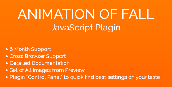 Animation of Fall JavaScript Plugin - CodeCanyon Item for Sale