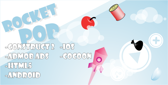 Rocket Pop - HTML5 Mobile Game - CodeCanyon Item for Sale