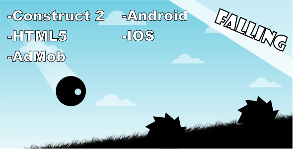 Falling - HTML5 Mobile Game by redfoc | CodeCanyon