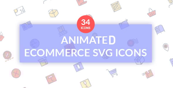 Ecommerce Animated SVG icon set - CodeCanyon Item for Sale