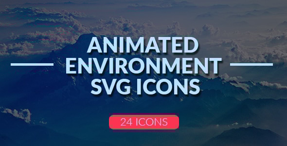 Environment Animated SVG Icons - CodeCanyon Item for Sale