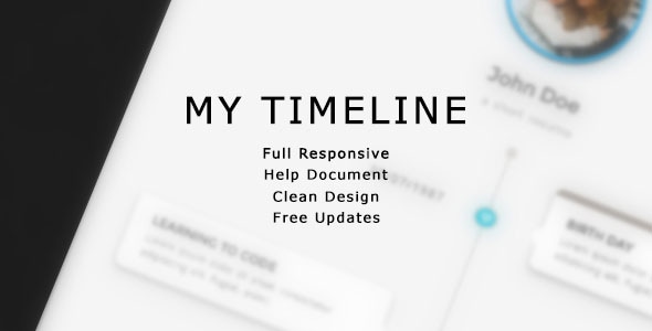 My Timeline - The Personal Timeline - CodeCanyon Item for Sale