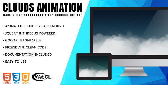Clouds - jQuery 3D Animation - CodeCanyon Item for Sale