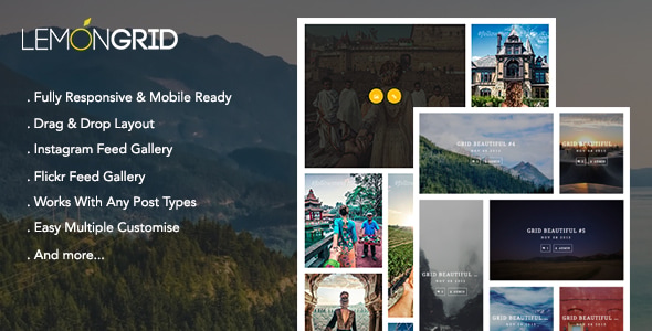Lemon Grid - Responsive & Drag-drop Add-on VC - CodeCanyon Item for Sale