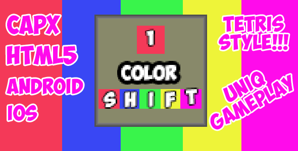 Color Shift - HTML5 Mobile Game + CAPX! by Whited43 | CodeCanyon