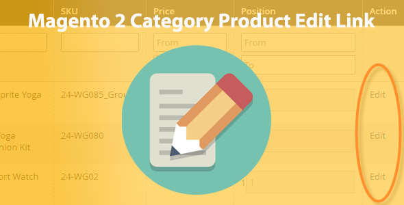 Magento 2 Category Product Edit Link - CodeCanyon Item for Sale