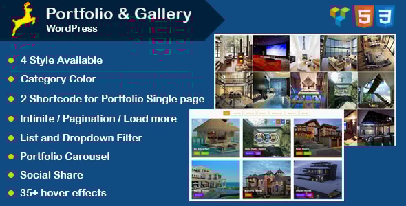 Portfolio and Gallery Grid Layout with Carousel for WordPress - CodeCanyon Item for Sale