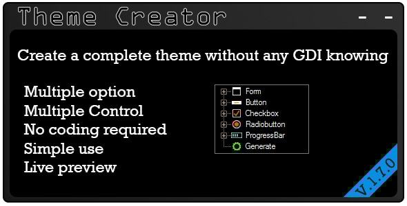 Theme Creator - CodeCanyon Item for Sale