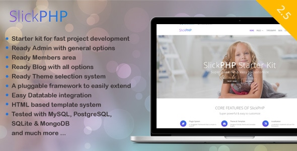 SlickPHP Starter Kit - CodeCanyon Item for Sale