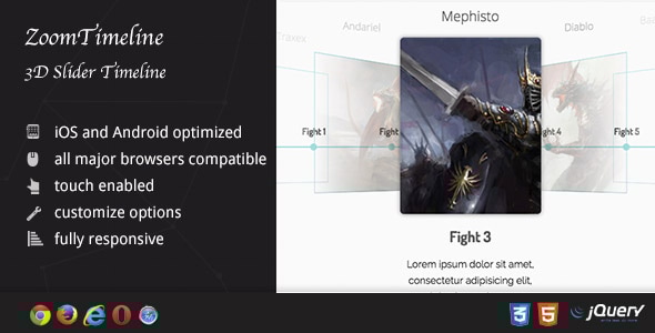 ZoomTimeline AddOn - 3D Slider Timeline - CodeCanyon Item for Sale