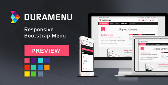 Duramenu | Responsive Bootstrap Menu - CodeCanyon Item for Sale