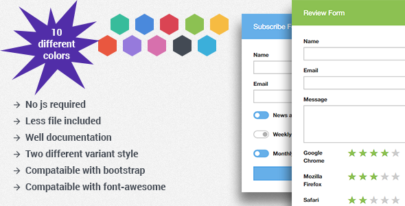 MK Form - Flat Bootstrap Forms - CodeCanyon Item for Sale