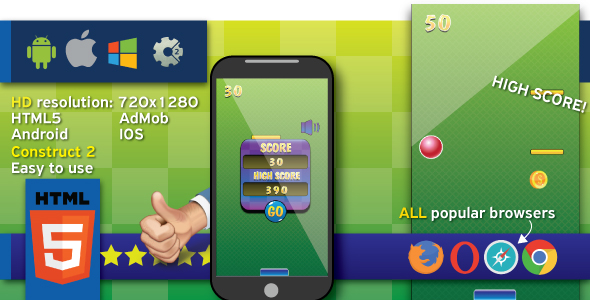 Block and ball - HTML5 (capx) - CodeCanyon Item for Sale