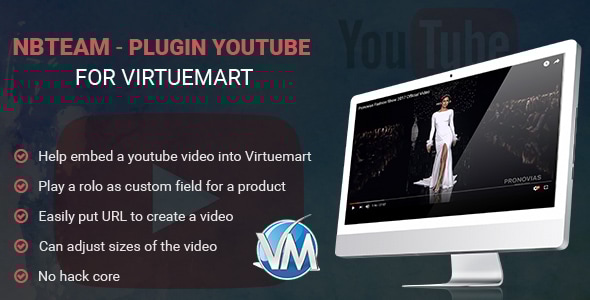 Plugin Youtube For Virtuemart - CodeCanyon Item for Sale