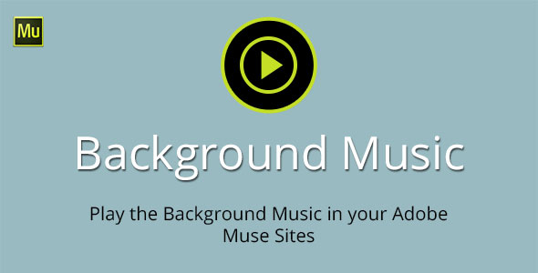 Background Music Adobe Muse Widget - CodeCanyon Item for Sale