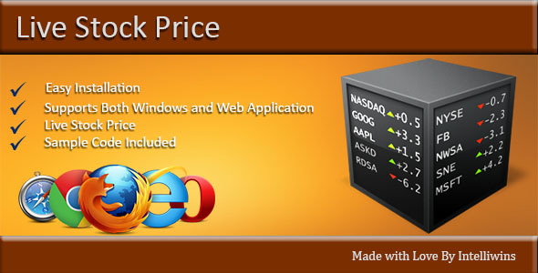 Live/Current Stock Price - CodeCanyon Item for Sale