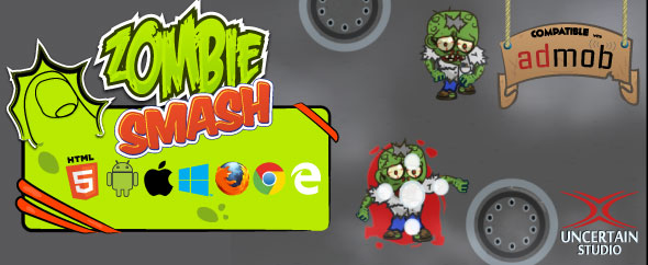 Zombie Smash - Construct 2 (.capx) - CodeCanyon Item for Sale