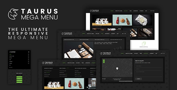 TaurusMenu - Responsive Mega Menu - CodeCanyon Item for Sale