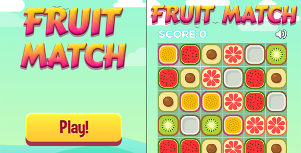 Fruit Match - HTML5 Casual Game - CodeCanyon Item for Sale