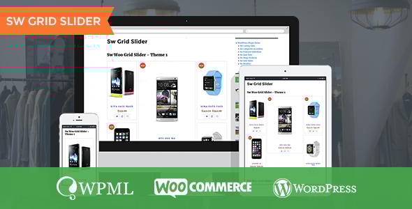 Grid Slider - WooCommerce WordPress Plugin - CodeCanyon Item for Sale