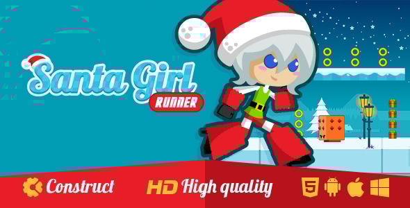 Santa Girl Runner - CodeCanyon Item for Sale