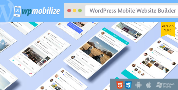 WordPress Mobile Website Builder Plugin - CodeCanyon Item for Sale