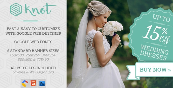 Knot - Wedding HTML5 Ad Template - CodeCanyon Item for Sale