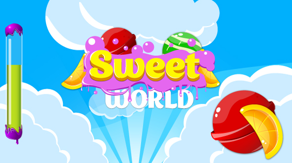 Sweet world - HTML5 game. Construct2 (.capx) + mobile - CodeCanyon Item for Sale