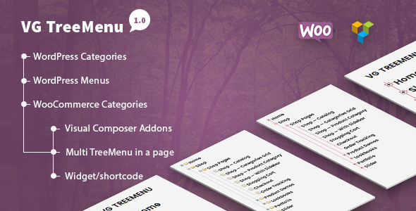 VG TreeMenu - Tree menu for WordPress and WooCommerce - CodeCanyon Item for Sale
