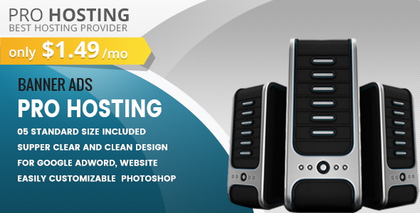 Pro Hosting Banners HTML5 - Animate - CodeCanyon Item for Sale